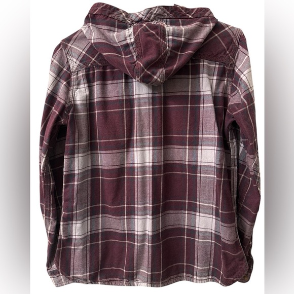 EUC Carhartt Hooded Flannel- Size Small - Picture 4 of 6